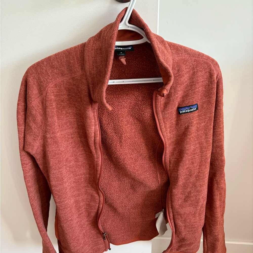 Patagonia Orange Fleece Jacket